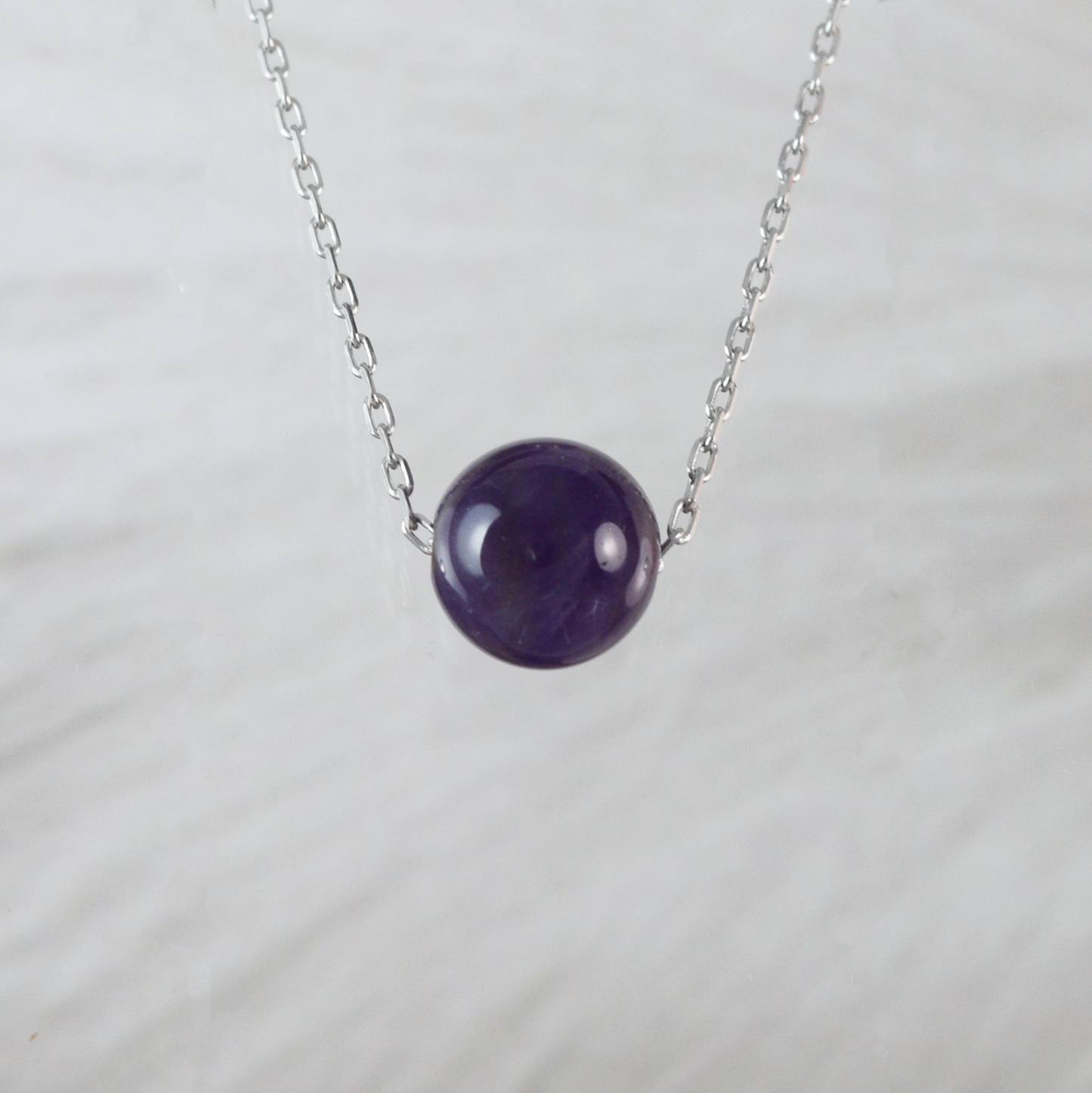 Genuine Amethyst Stone Necklace - Hawaii Treasures Shop