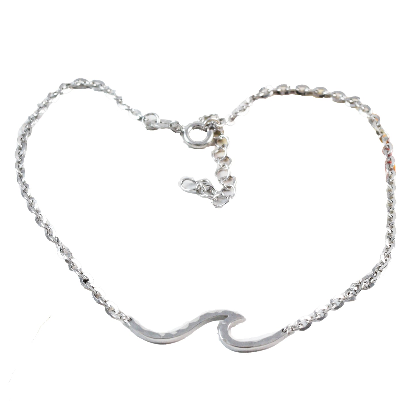 Hawaiian Ocean Wave Bracelet, Sterling Silver Ocean Wave Bracelet, B9468 Birthday Mother Gift