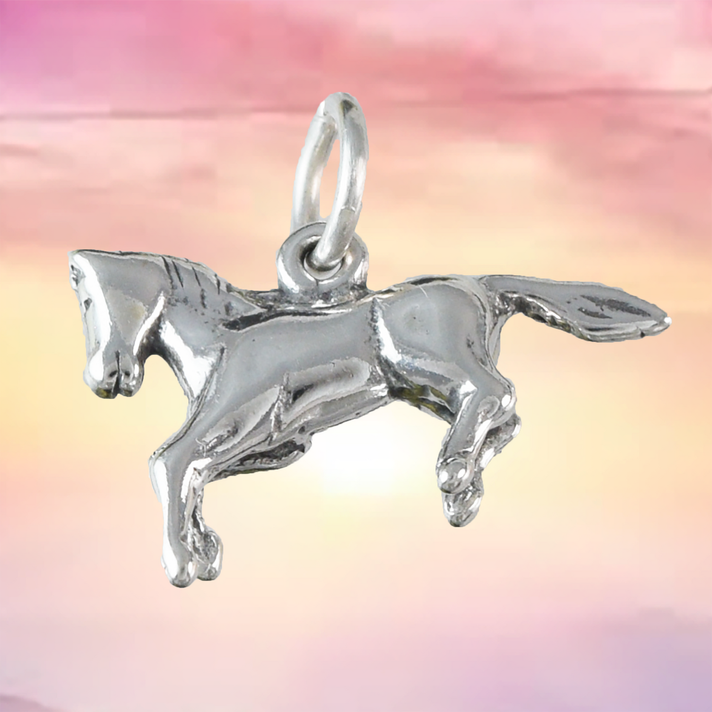 Silver Horse Necklace - Hawaii Treasures Shop