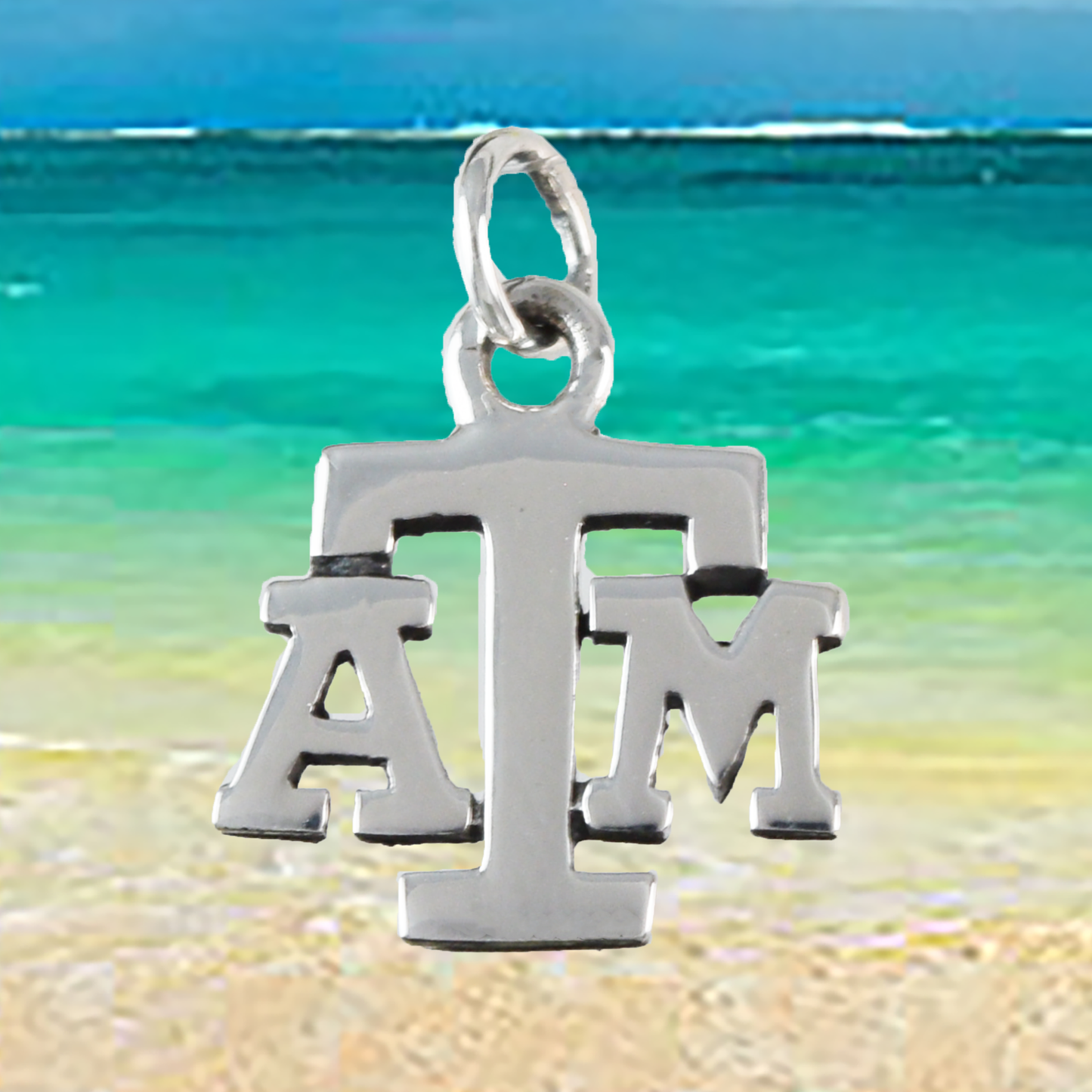 Silver Texas A&M University Necklace - Hawaii Treasures Shop
