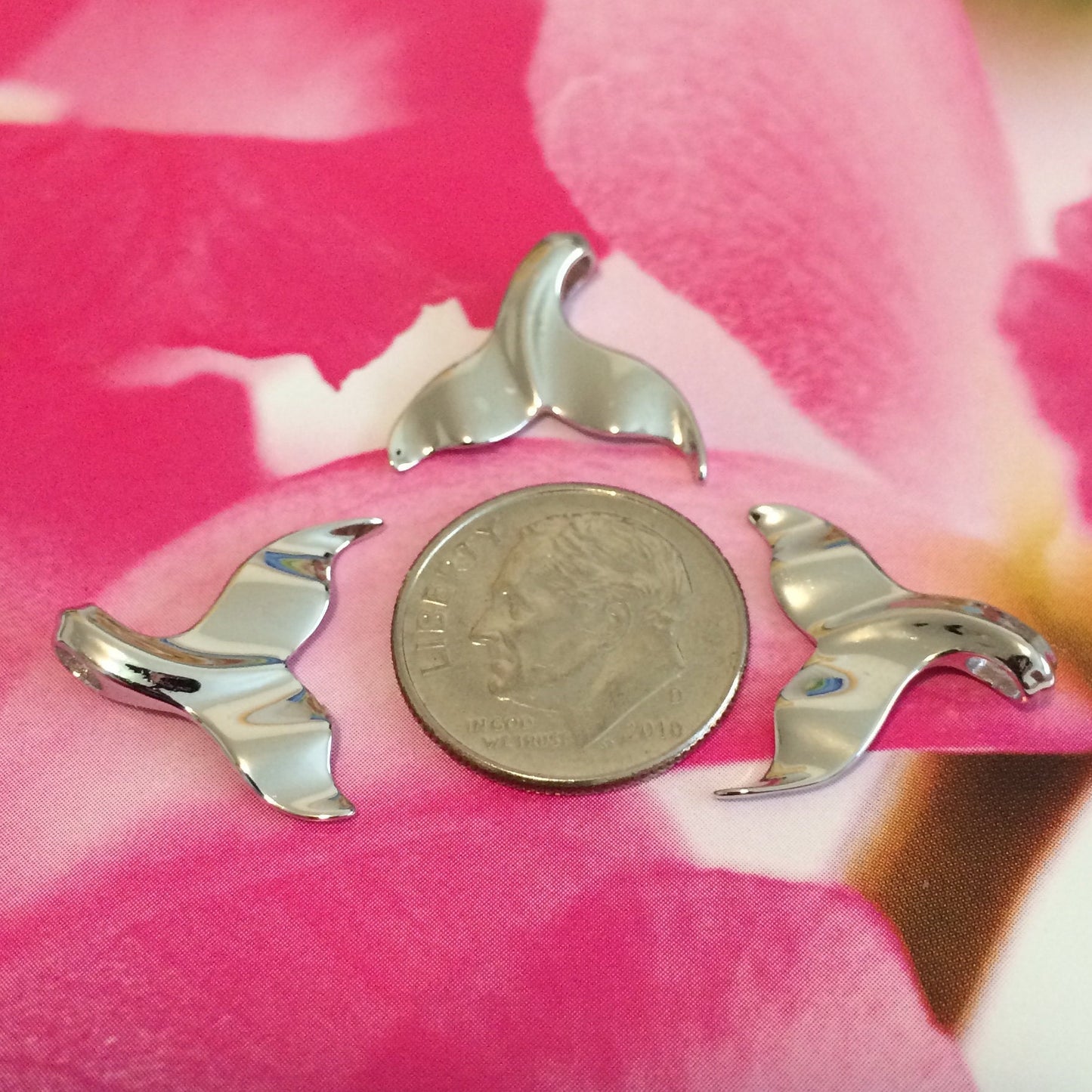 Hawaiian Whale Tail Pendant, Sterling Silver Whale Tail Pendant, Hawaiian Jewelry, Christmas Present, Anniversary Birthday Gift