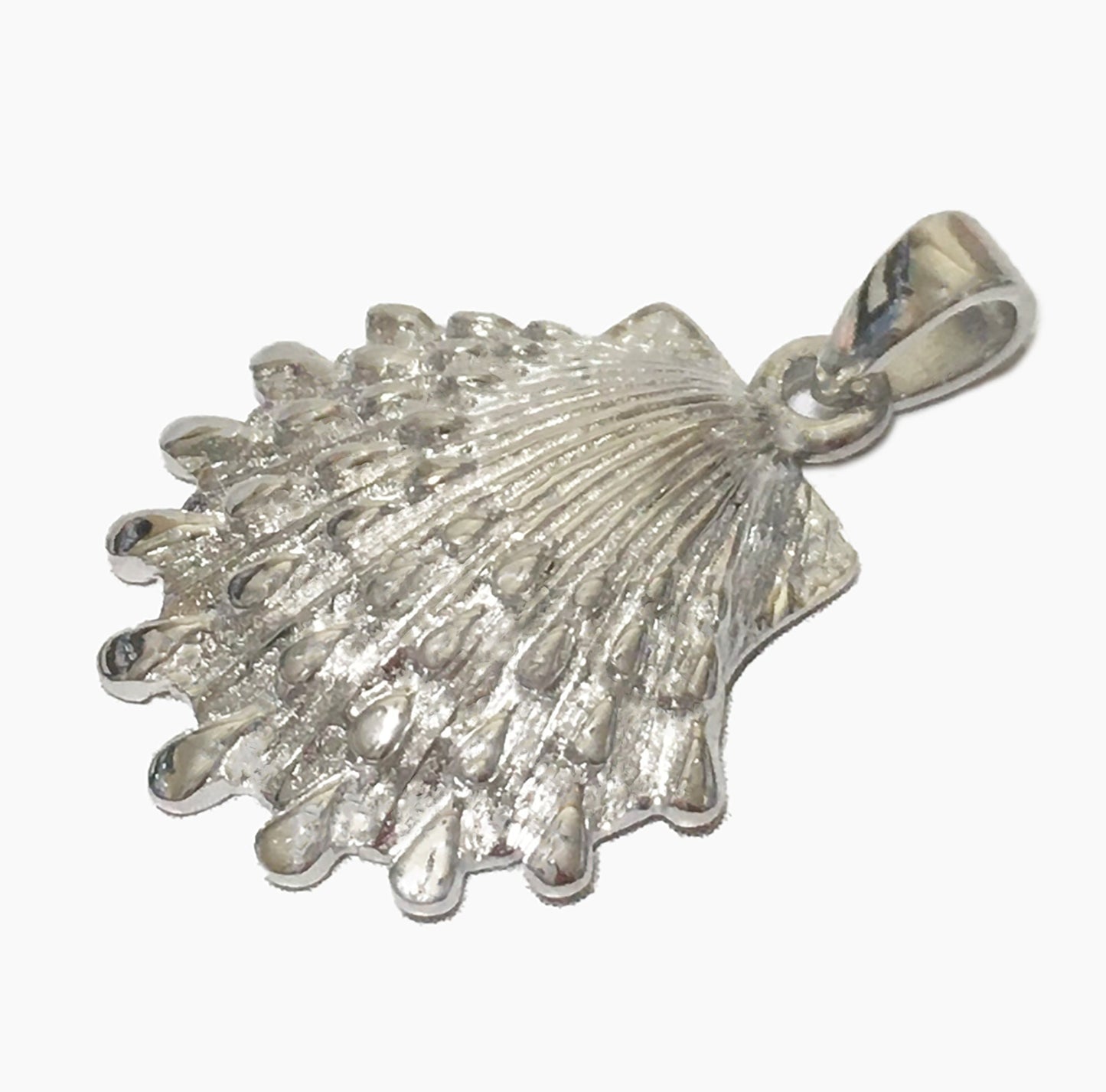 Hawaiian Seashell Pendant, Sterling Silver Sea Shell Pendant, Hawaiian Jewelry Christmas Present, Anniversary Gift Birthday Gift
