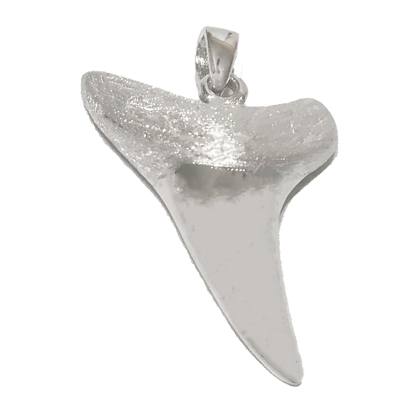 Hawaiian 3D Solid Shark Teeth Pendant, Sterling Silver Shark Teeth 3D Solid Charm Pendant, Christmas Anniversary Mom Birthday Gift
