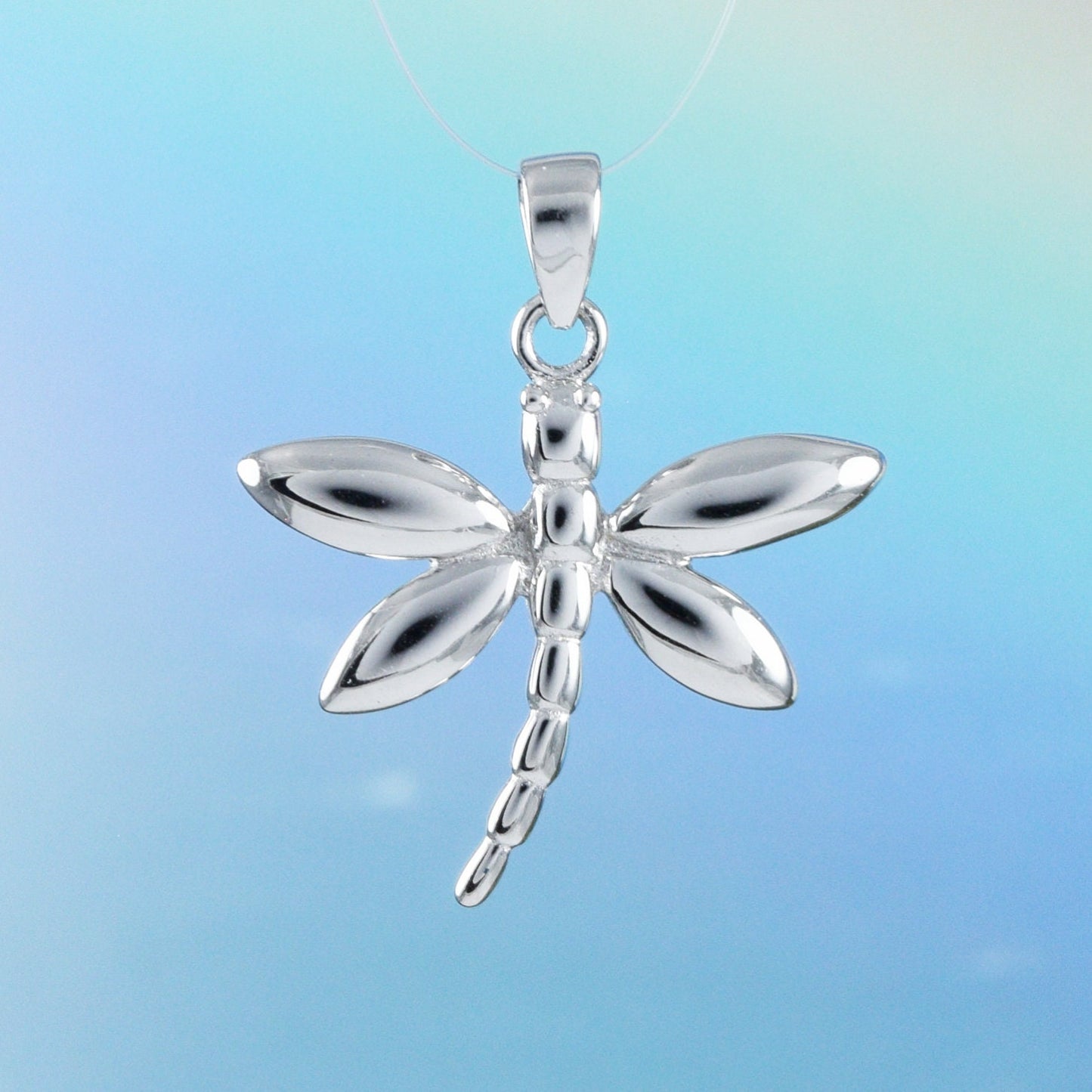 Hawaiian Dragonfly Pendant, Sterling Silver Dragonfly Charm Pendant, Hawaiian Jewelry, Christmas Anniversary Mom Birthday Gift