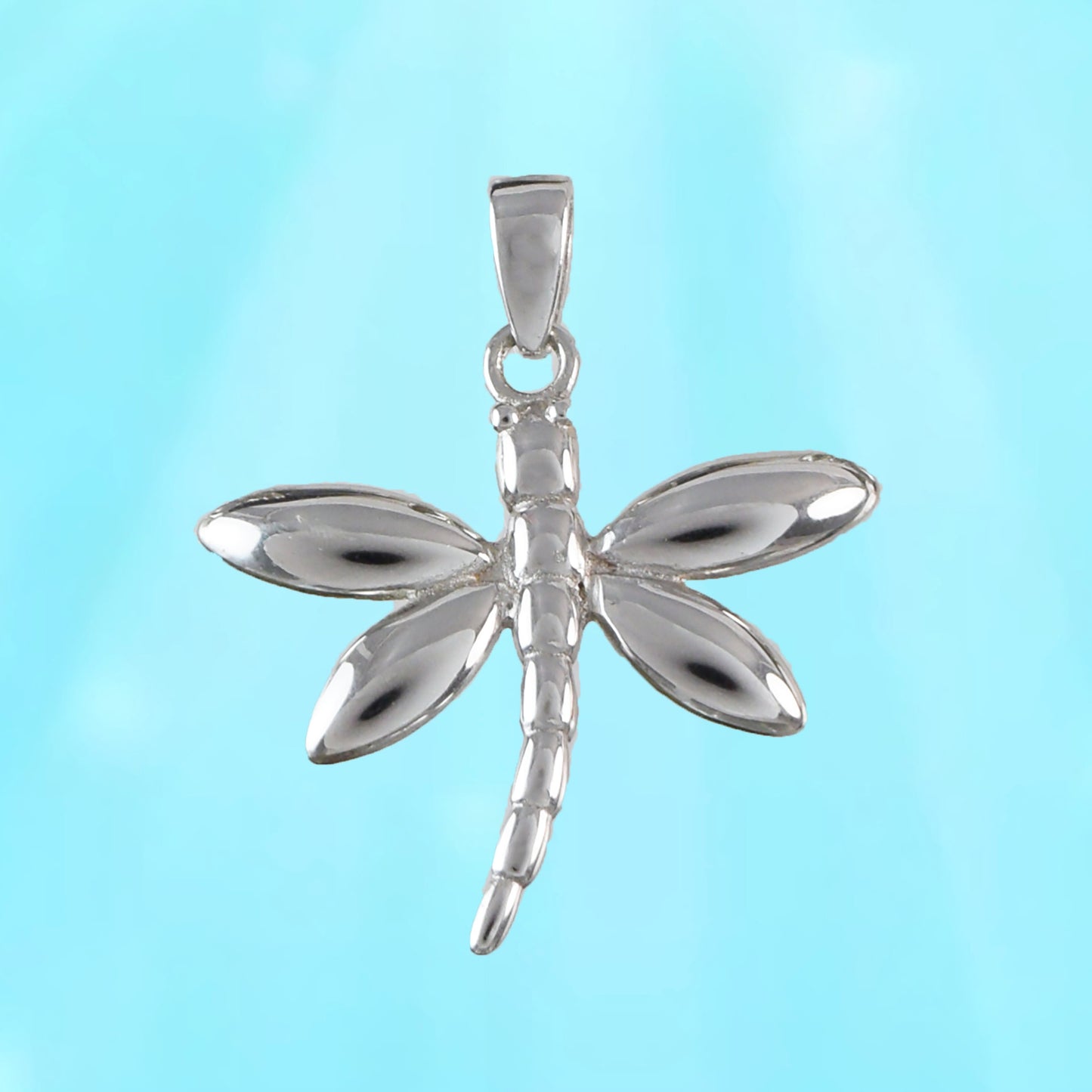 Hawaiian Dragonfly Pendant, Sterling Silver Dragonfly Charm Pendant, Hawaiian Jewelry, Christmas Anniversary Mom Birthday Gift