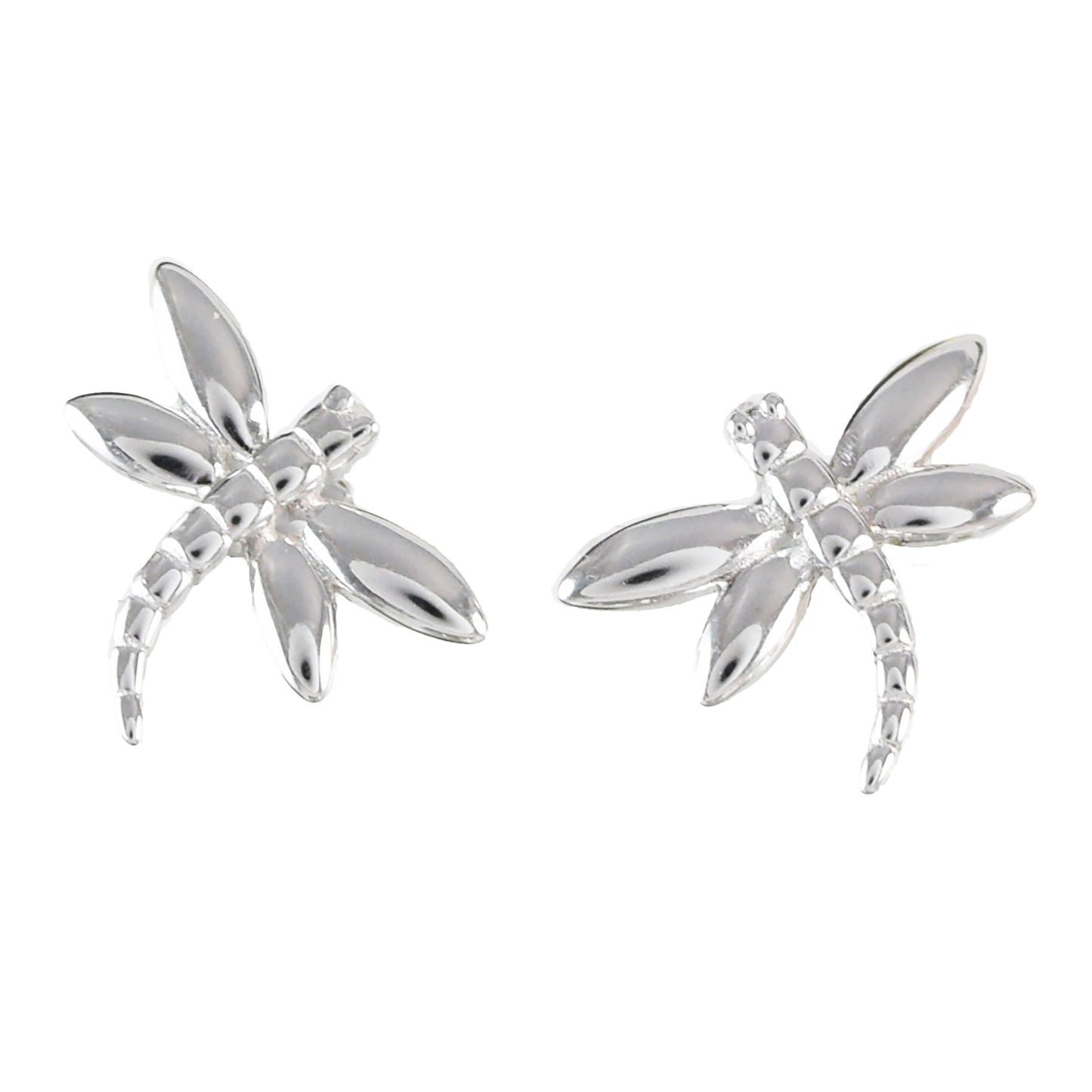 Hawaiian Dragonfly Earrings, Sterling Silver Dragonfly Stud Earrings, Hawaiian Jewelry, Christmas Anniversary Birthday Gift