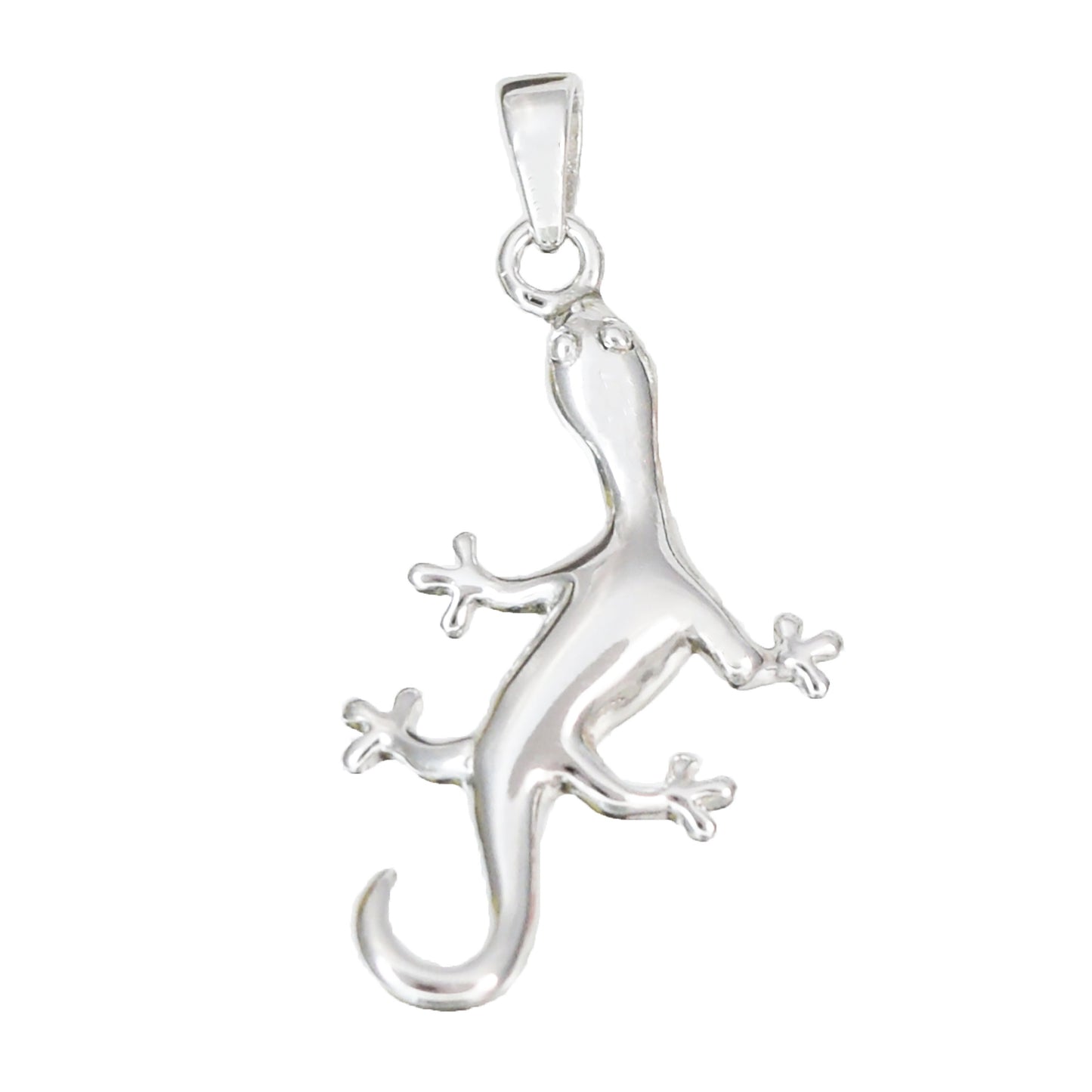 Hawaiian Gecko Pendant, Silver Gecko Charm Pendant, Hawaiian Jewelry Christmas Present, Anniversary Gift, Birthday Gift