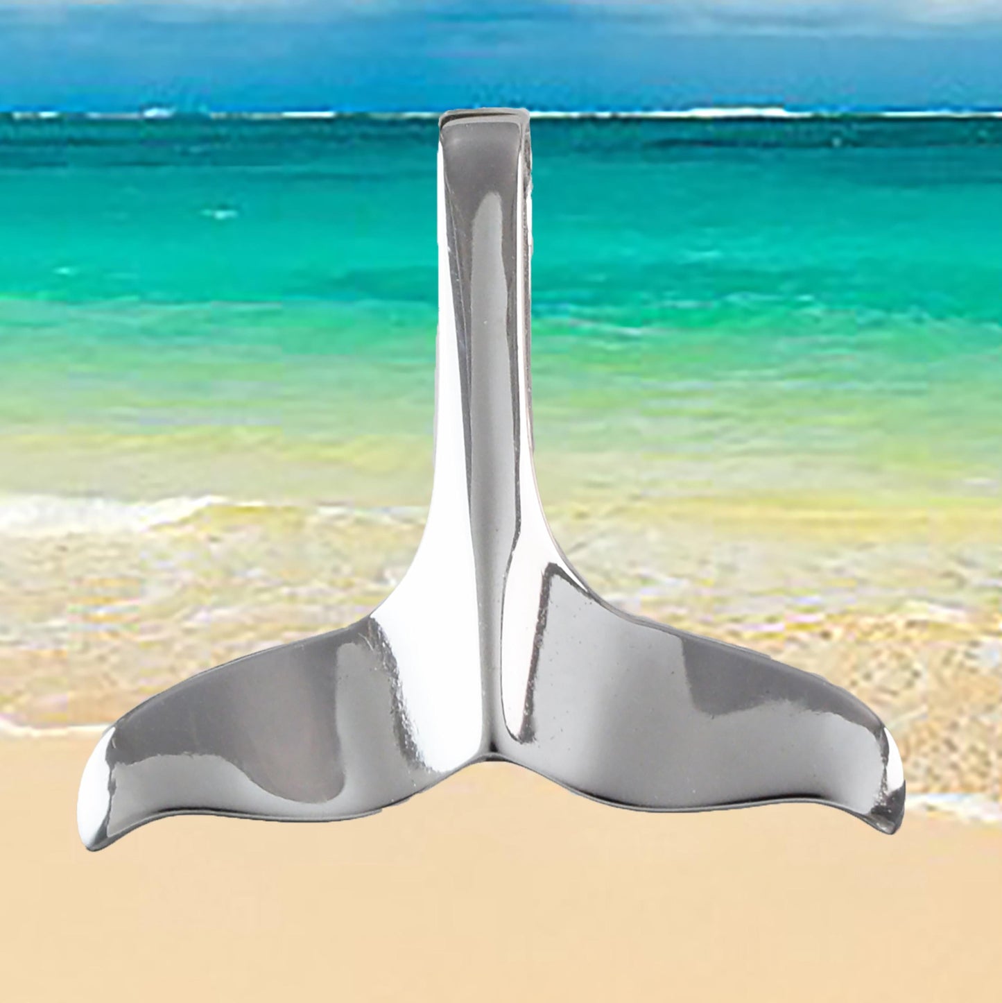 Hawaiian Whale Tail Pendant, Sterling Silver Whale Tail Pendant, Hawaiian Jewelry, Christmas Anniversary Mom Birthday Gift