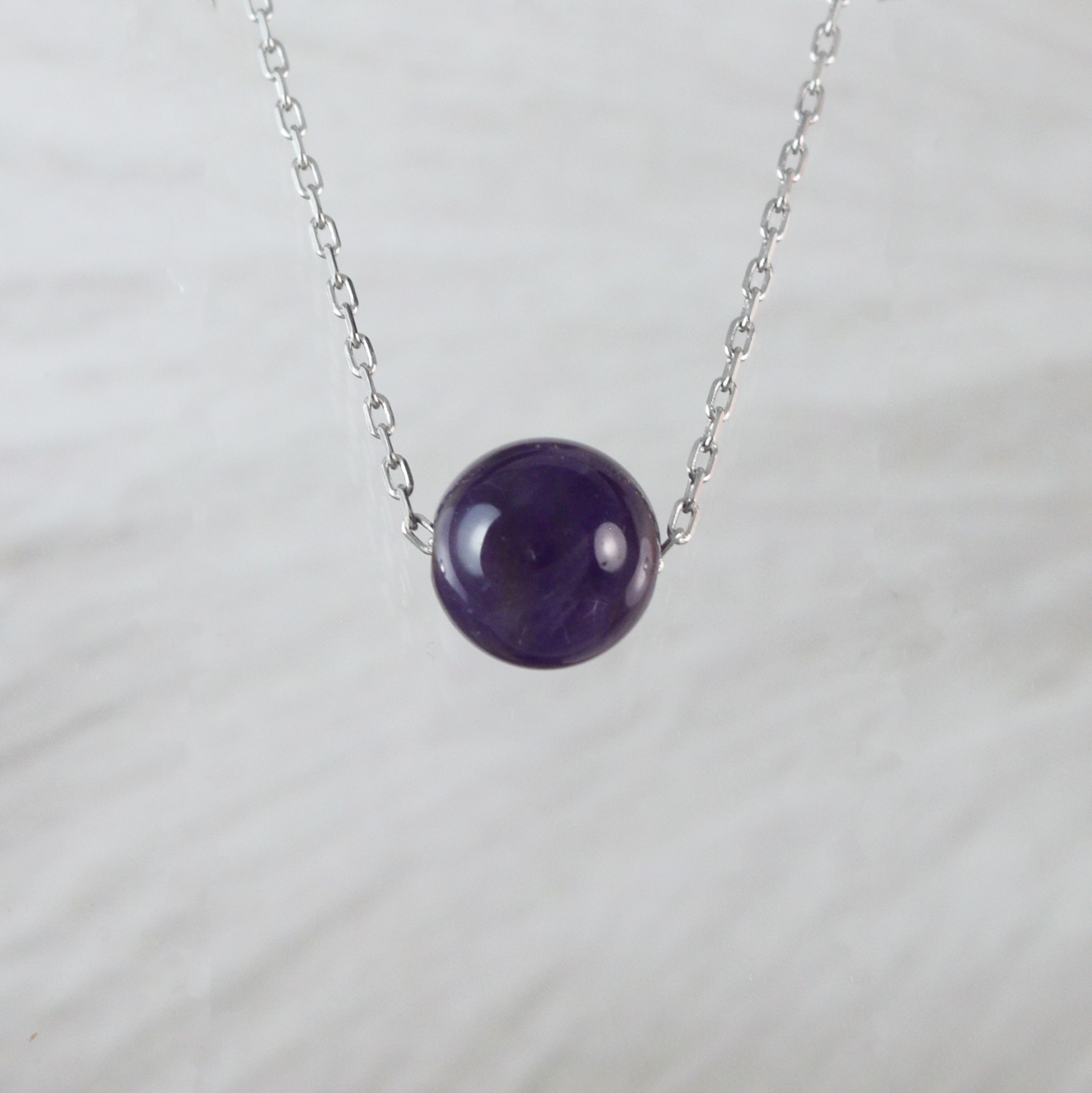 Genuine Amethyst Stone Necklace - Hawaii Treasures Shop