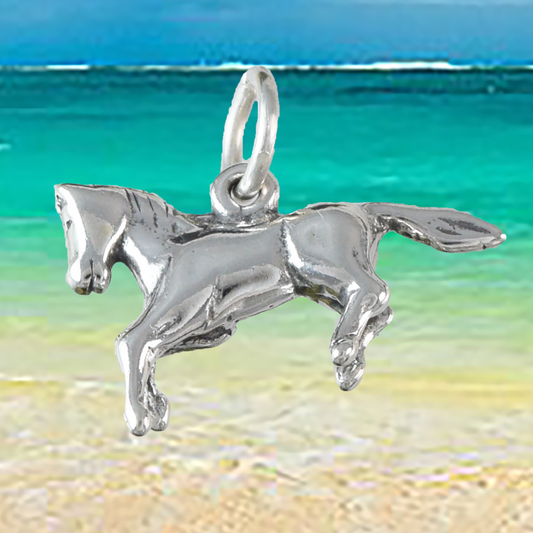 Silver Horse Necklace - Hawaii Treasures Shop