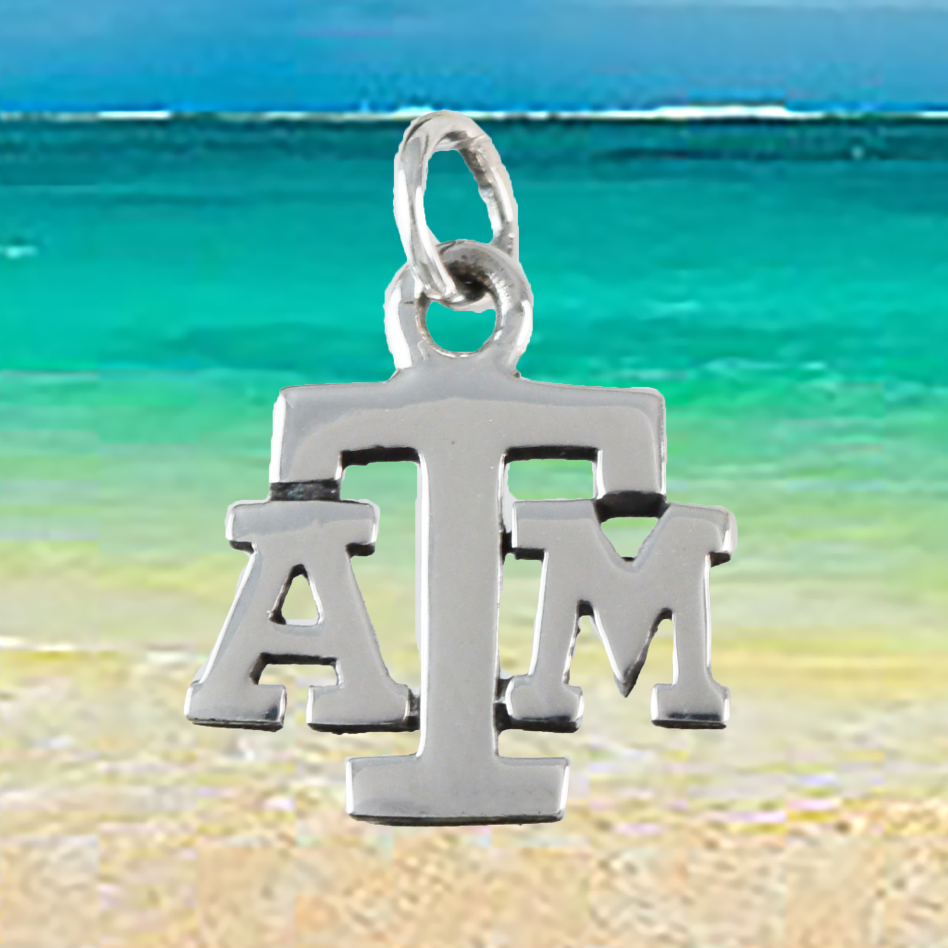 Silver Texas A&M University Necklace - Hawaii Treasures Shop