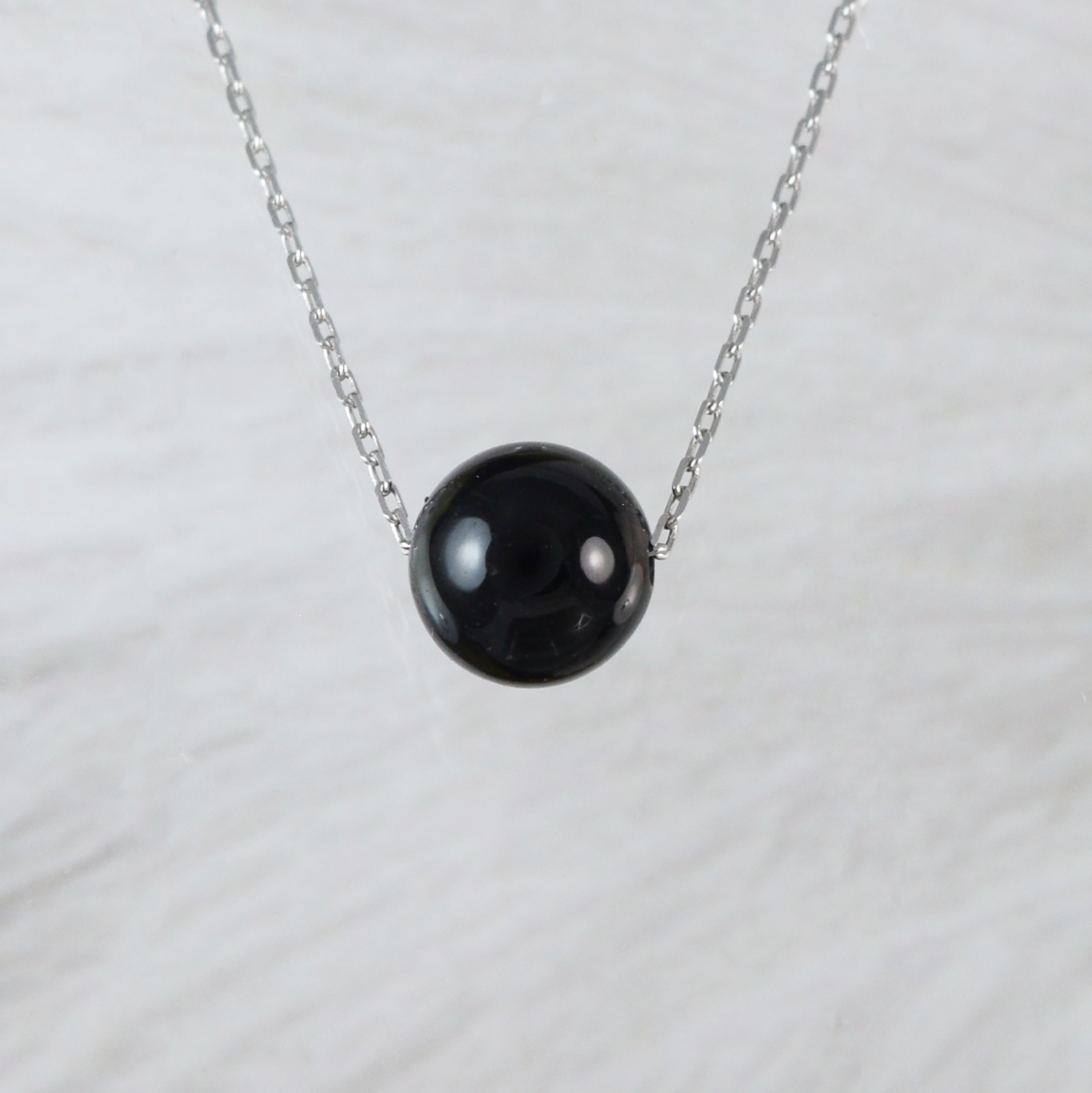 Unique Genuine Black Onyx Necklace - Hawaii Treasures Shop