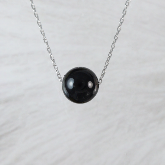 Unique Genuine Black Onyx Necklace - Hawaii Treasures Shop