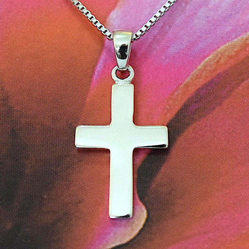 Hawaiian Cross Pendant, Sterling Silver Cross Pendant, Hawaiian Jewelry  Christmas Present, Anniversary Gift, Birthday Gift