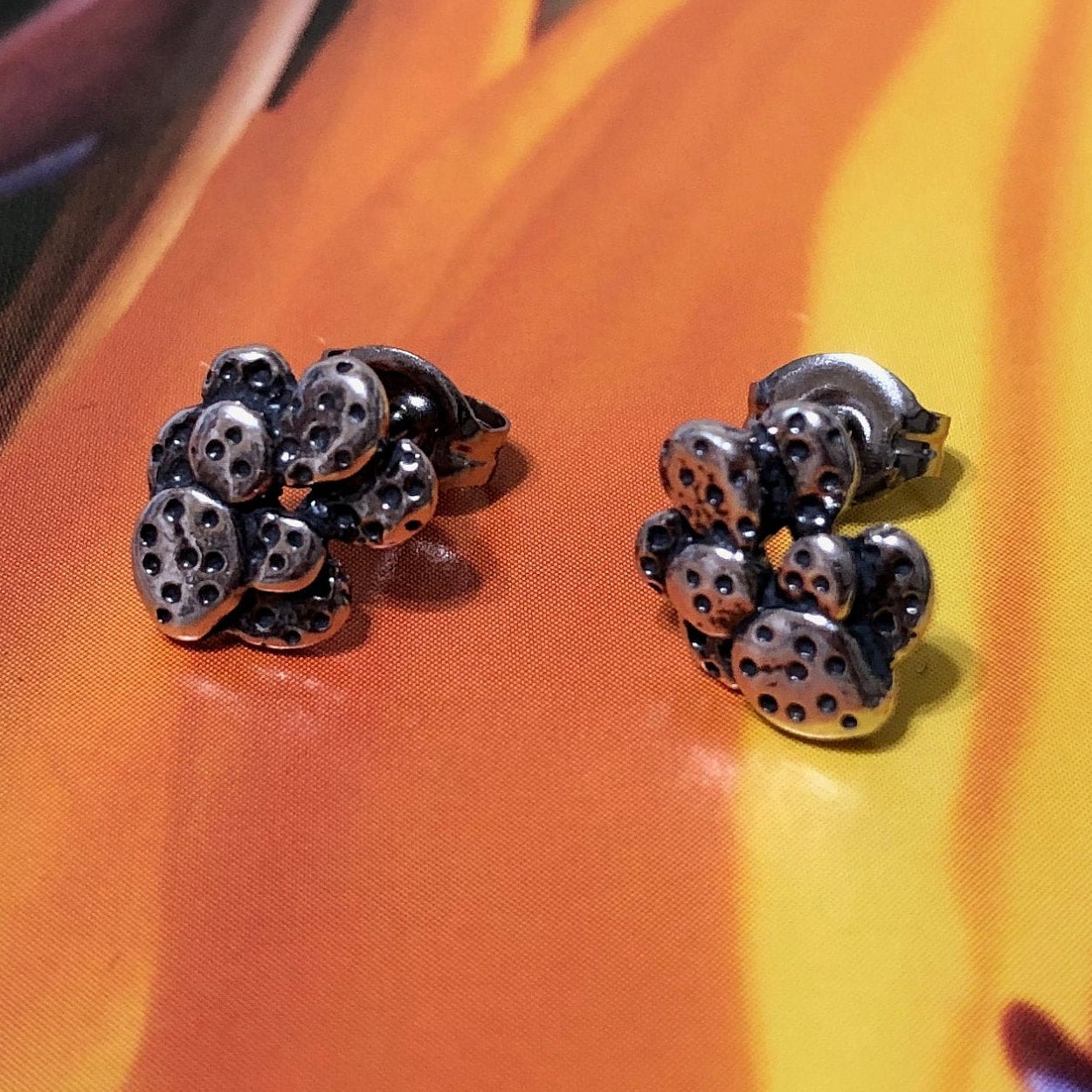 Unique Little Desert Cactus Earring, Sterling Silver Cactus Stud Earring, E8153 Birthday Mom Wife Girl Mother Gift, Texan Jewelry - Hawaii Treasures Shop