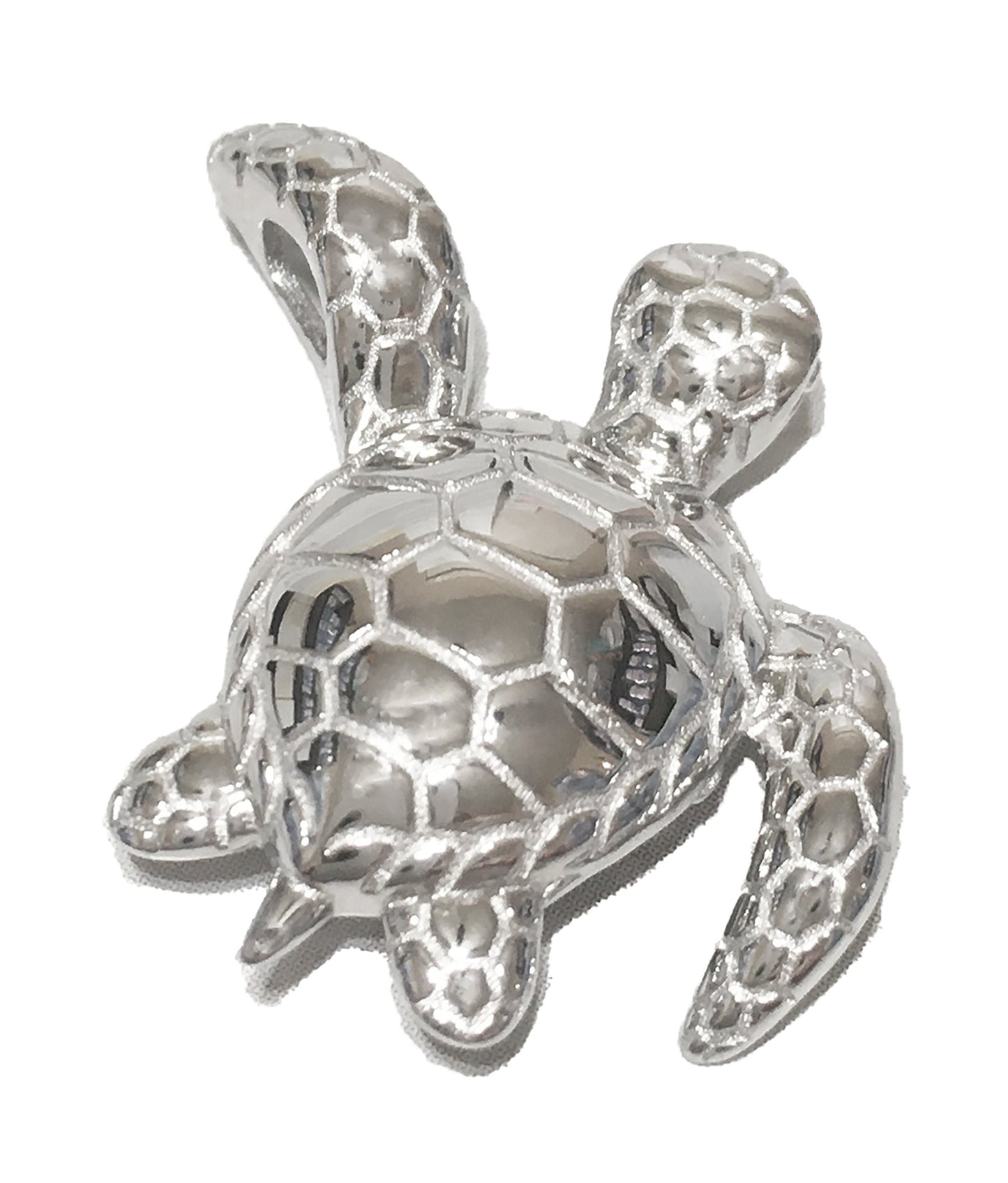 Hawaiian Sea Turtle Pendant, Sterling Silver Sea Turtle Pendant, Hawaiian Jewelry, Christmas Anniversary Birthday Gift