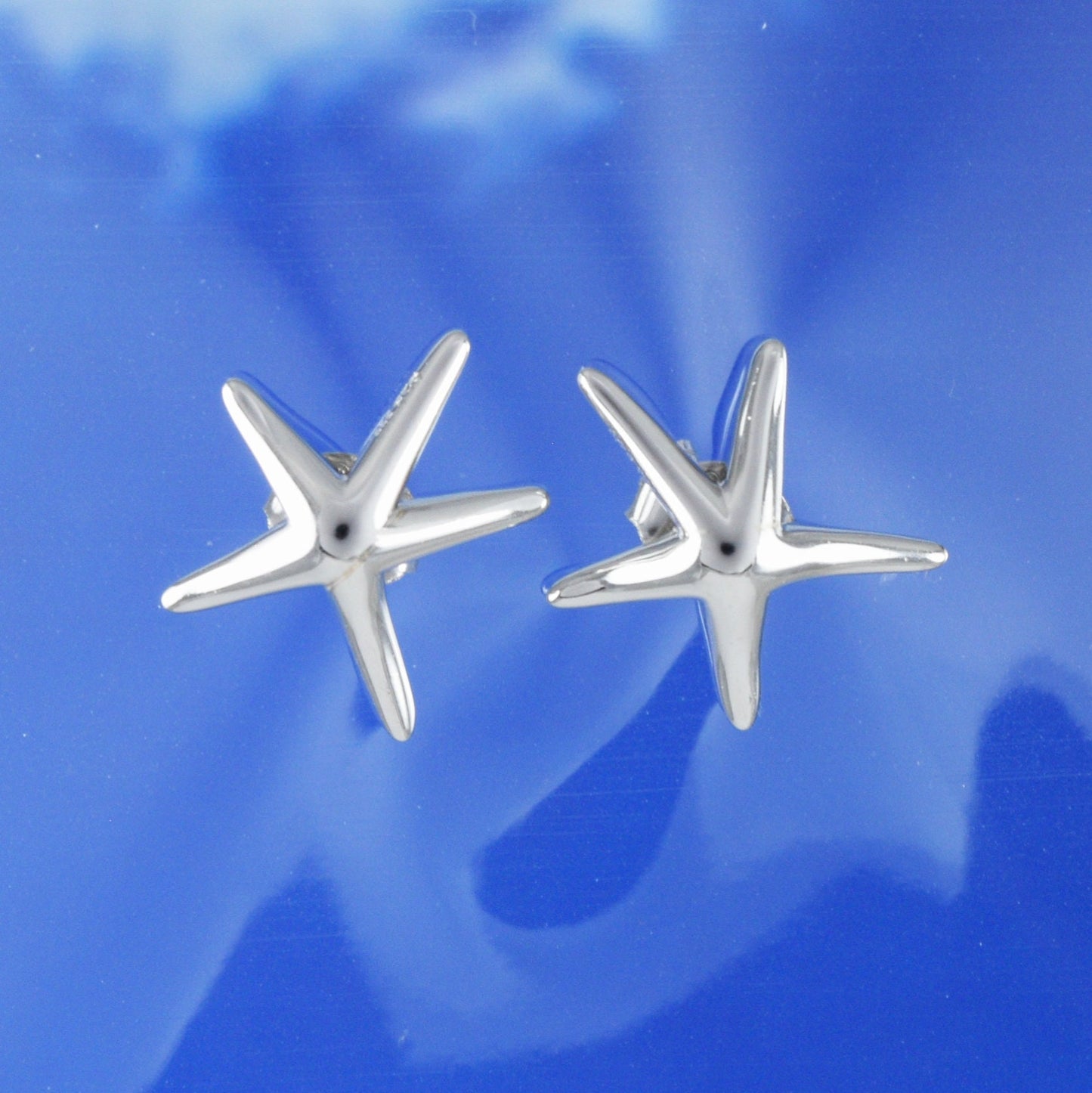 Hawaiian Starfish Earrings, Sterling Silver Starfish Stud Earrings, Hawaiian Jewelry, Christmas Present, Anniversary Gift Birthday Gift