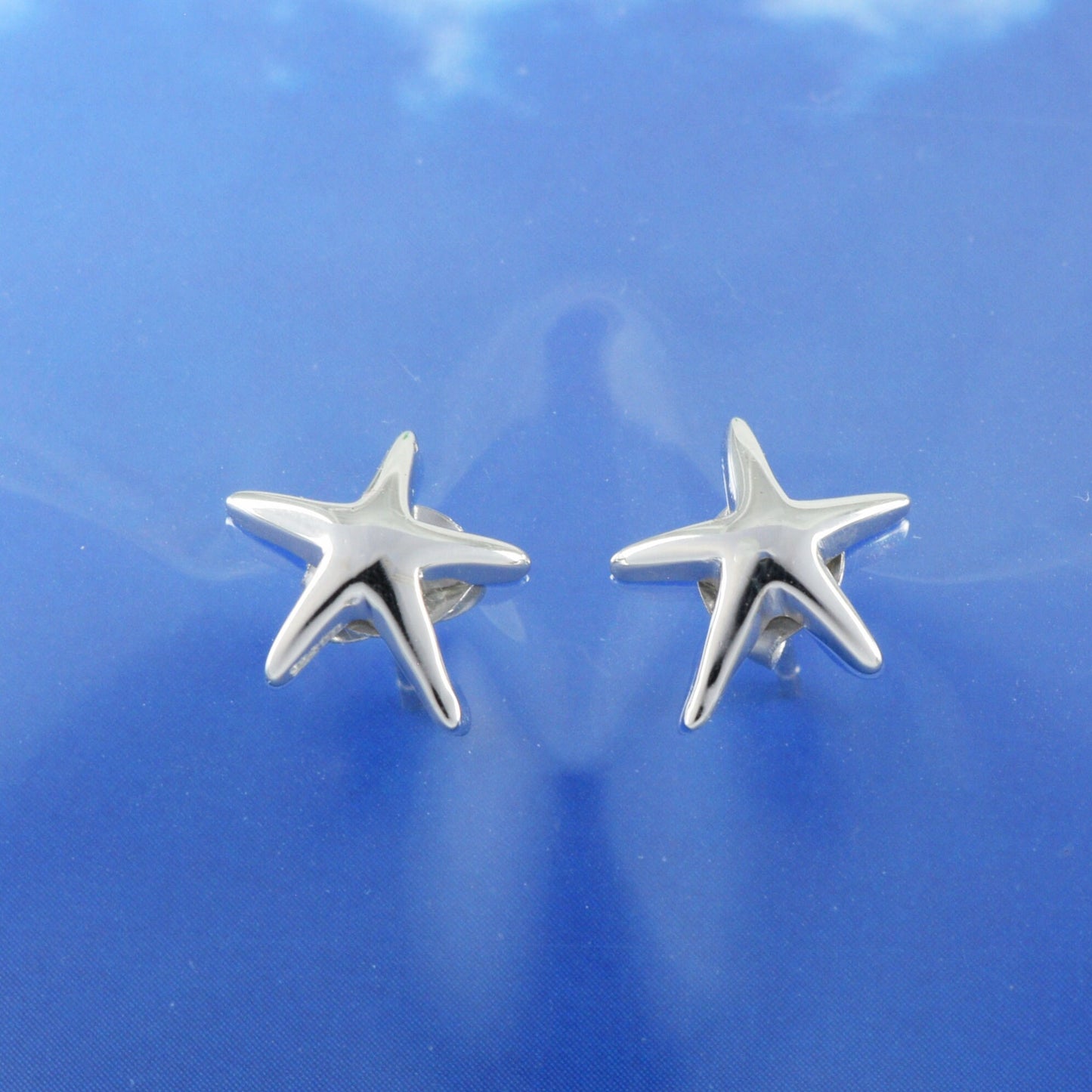 Hawaiian Small Starfish Earrings, Sterling Silver Star Fish Stud Earrings, Hawaiian Jewelry, Christmas Anniversary Birthday Mom Gift