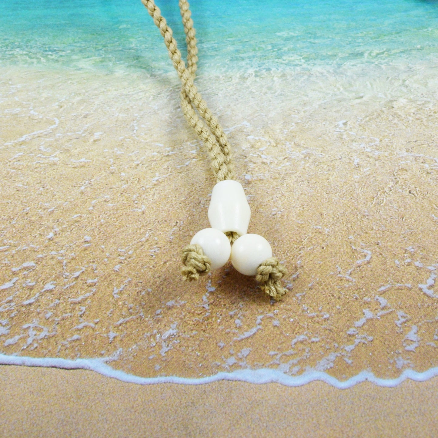 Hawaiian Mom & Small Humpback Whales Necklace, Hand Carved Buffalo Bone 2 Whales Necklace, Christmas Anniversary Mother Mom Birthday Gift