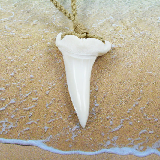 Hawaiian Genuine Shark Teeth Necklace, Shark Teeth Necklace, Christmas Present, Anniversary Birthday Gift