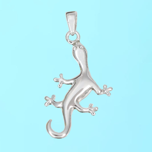 Hawaiian Gecko Pendant, Silver Gecko Charm Pendant, Hawaiian Jewelry  Christmas Present, Anniversary Gift, Birthday Gift