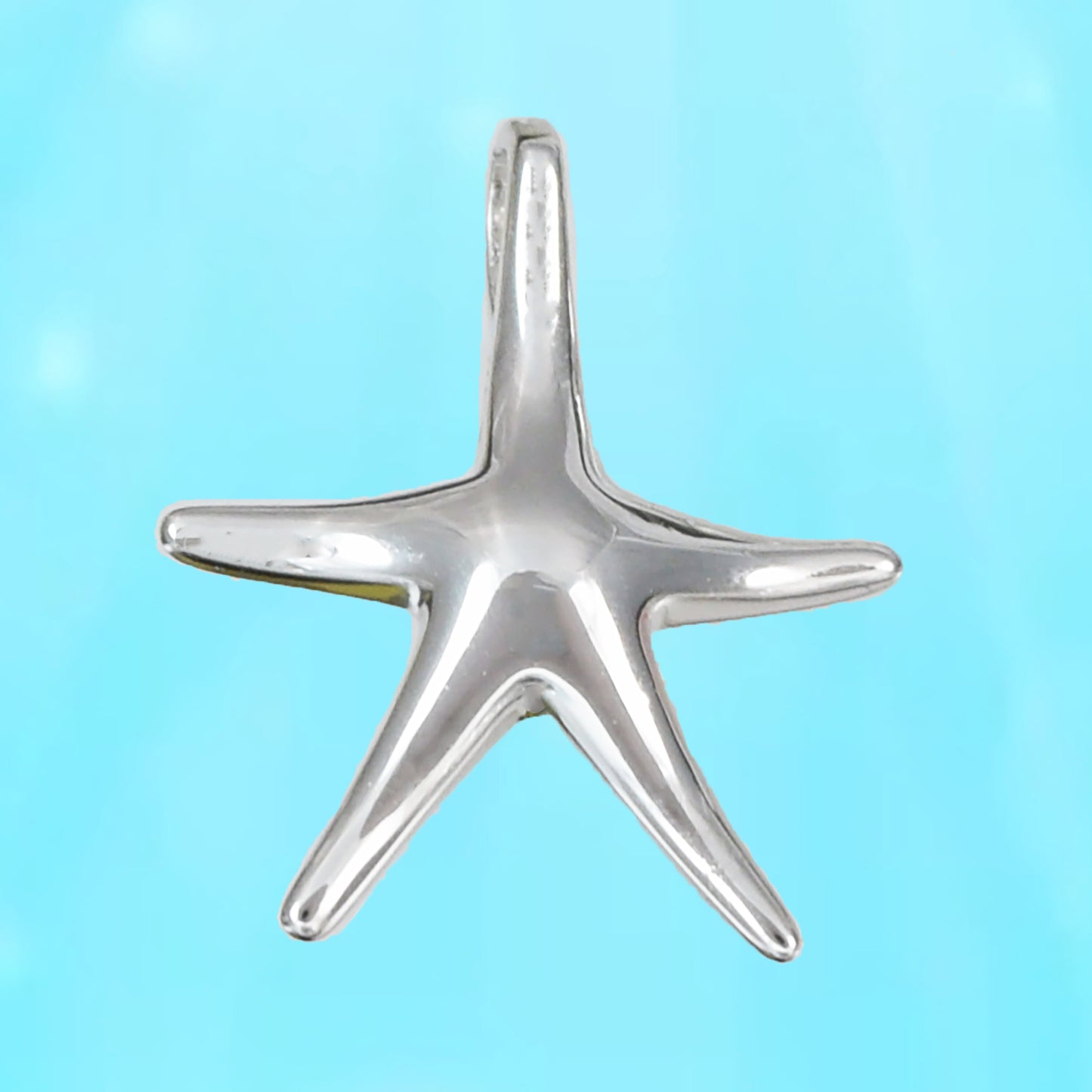 Hawaiian Starfish Pendant, Sterling Silver Starfish Charm Pendant, Hawaiian Jewelry  Christmas Present, Anniversary Gift Birthday Gift