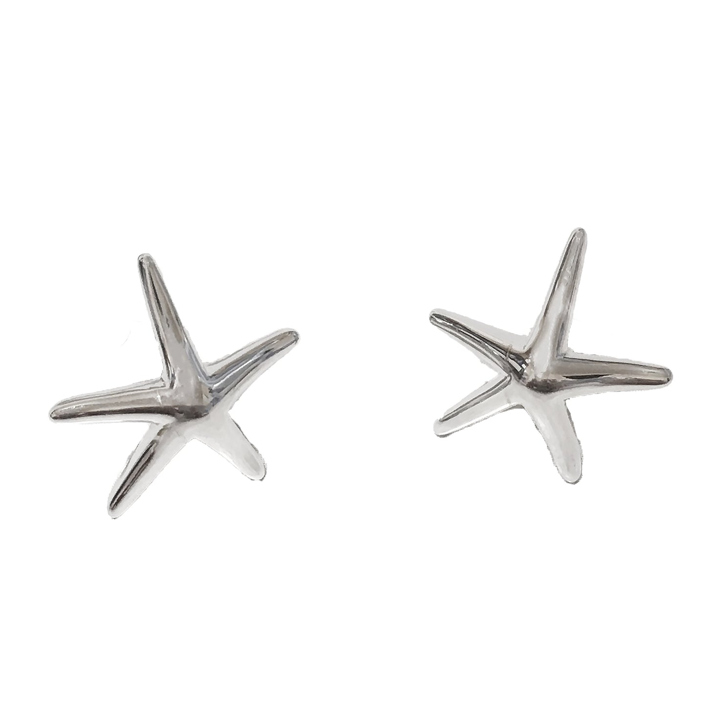 Hawaiian Small Starfish Earrings, Sterling Silver Star Fish Stud Earrings, Hawaiian Jewelry, Christmas Anniversary Birthday Mom Gift